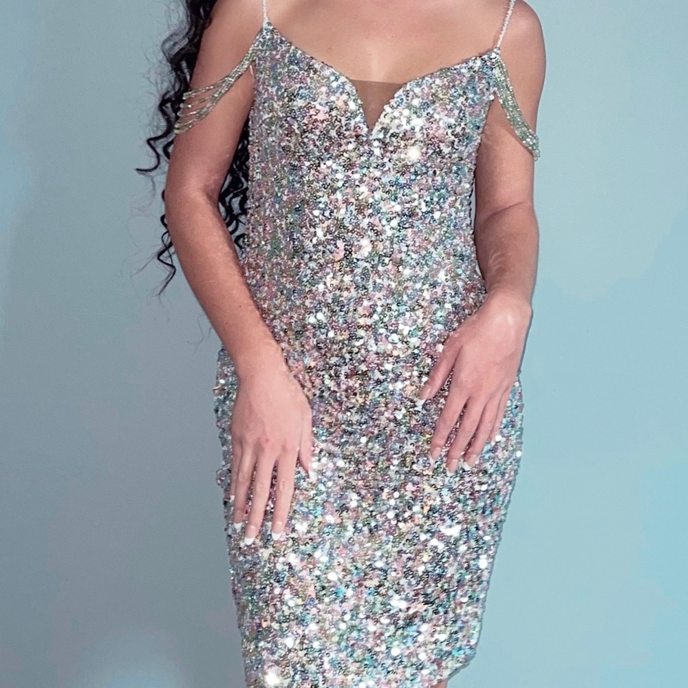 Sequin Embellished Dress